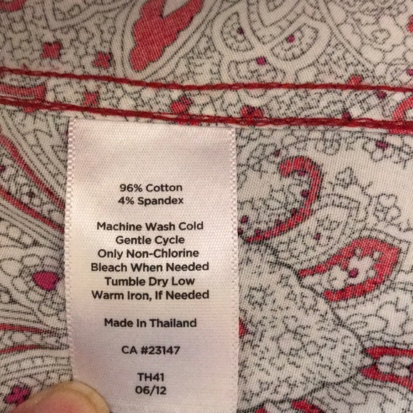 Talbots Wrinkle Resistant Button-down Blouse - Picture 5 of 7